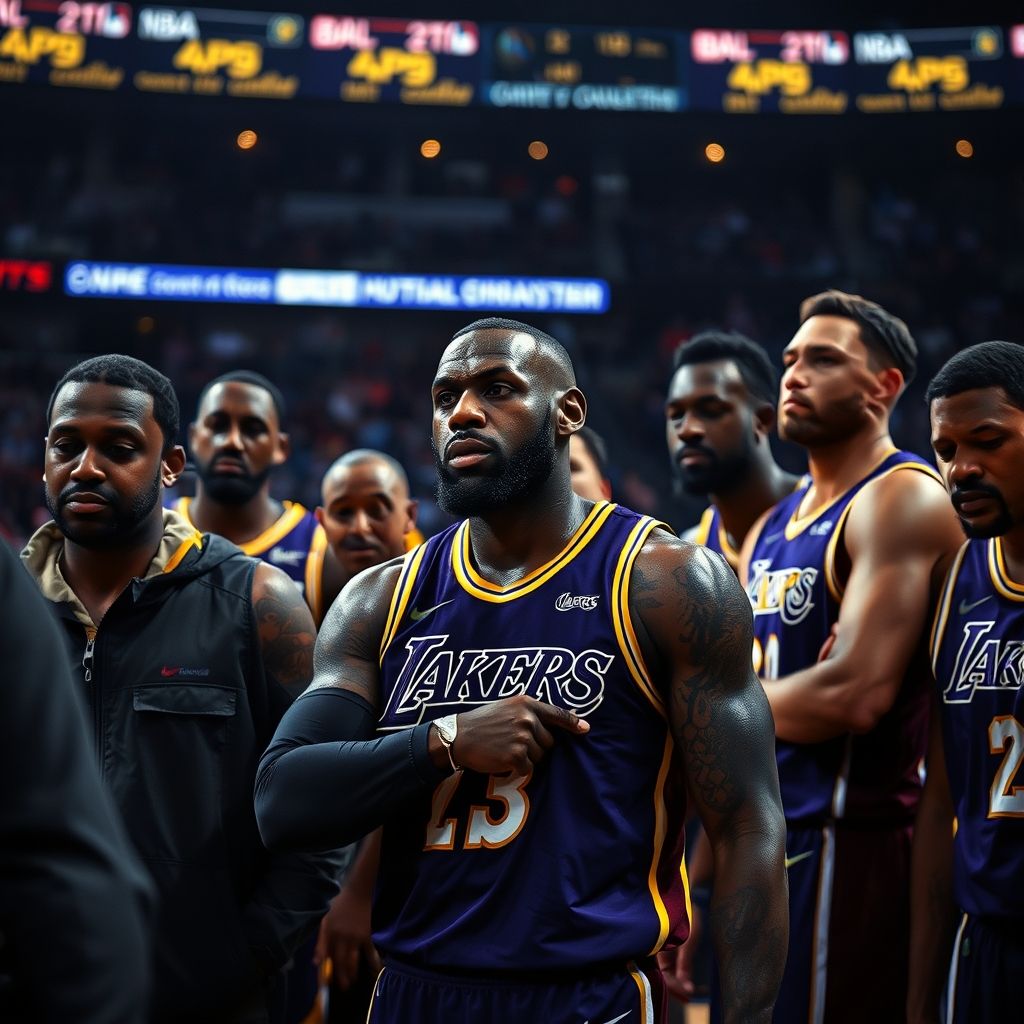 杏彩体育地址-湖人队遭遇三连败，詹姆斯状态异常低迷，球队陷入危机！